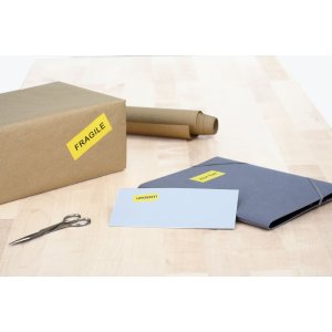 Etichette A4 giallo 70x37 mm carta opaca 2400 pz.