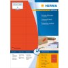 Etichette A4 rosso 70x37 mm carta opaca 2400 pz.