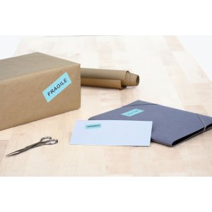 Etichette A4 blu 70x37 mm carta opaca 2400 pz.
