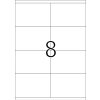 Etichette Premium A4, carta bianca 105x70 mm opaca 800 pz.
