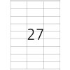Etichette Premium A4, carta bianca 70x32 mm opaca 2700 pz.