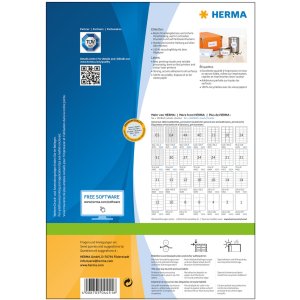 Etichette Premium A4, carta bianca 70x42 mm opaca 2100 pz.