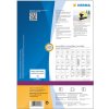 Etichette CD Maxi A4 bianco Ø 116 mm carta opaca 200 pezzi