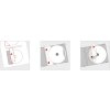 Etichette CD Maxi A4 bianco Ø 116 mm carta opaca 200 pezzi