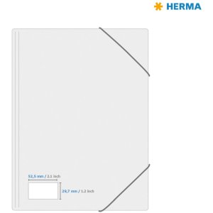 Etichette HERMA Premium A4, carta bianca 52,5x29,7 mm opaca 4000 pz.
