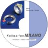 Etichette per CD A4 bianche Ø 116 mm carta opaca 200 pezzi