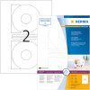 Etichette per CD A4 bianche Ø 116 mm carta opaca 200 pezzi