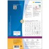 Etichette per CD A4 bianche Ø 116 mm carta opaca 200 pezzi