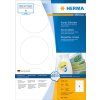 Etichette A4 bianche Ø 85 mm rotonde Carta mobile-rimovibile opaca 600 pz.