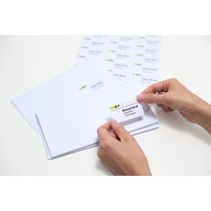 Etichette Premium A4, carta bianca 97x42,3 mm opaca 2400 pz.