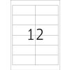 Etichette Premium A4, carta bianca 97x42,3 mm opaca 2400 pz.