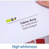 Etichette Premium A4, carta bianca 97x42,3 mm opaca 2400 pz.