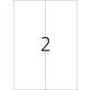 Etichette Premium A4, carta bianca 105x297 mm opaca 200 pz.