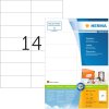 Etichette Premium A4, carta bianca 105x42,3 mm opaca 1400 pz.