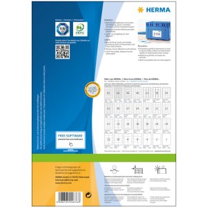 Etichette Premium A4, carta bianca 105x148 mm opaca 400 pz.