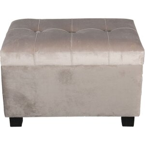 Sgabello-cassa 50x34x33 cm beige - 64061SBE