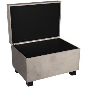 Sgabello-cassa 50x34x33 cm beige - 64061SBE