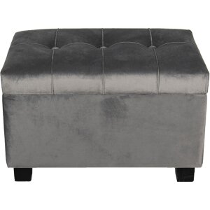 Sgabello 50x34x33 cm grigio scuro - 64061SDG