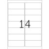 Etichette indirizzo Premium A4, bianco 99,1x38,1 mm carta opaca 1400 pz.