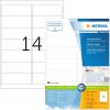 Etichette indirizzo Premium A4, bianco 99,1x38,1 mm carta opaca 1400 pz.