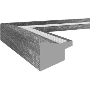 Walther Cornice per quadri Chalet bianco 24x30 cm con passepartout 15x20 cm