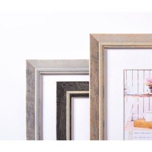 Walther Cornice Chalet natura 40x50 cm con passepartout 30x40 cm