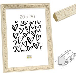 Cornice per quadri in plastica bianco sporco S95MF1
