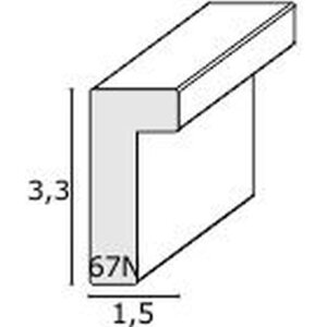 Deknudt S67NK Telaio in legno 3D Doppio Passepartout