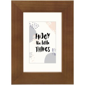 Cornice di legno Skara, noce, 15 x 20 cm