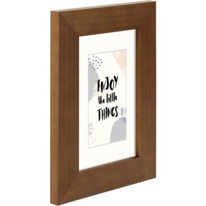 Cornice di legno Skara, noce, 15 x 20 cm