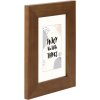 Cornice di legno Skara, noce, 15 x 20 cm
