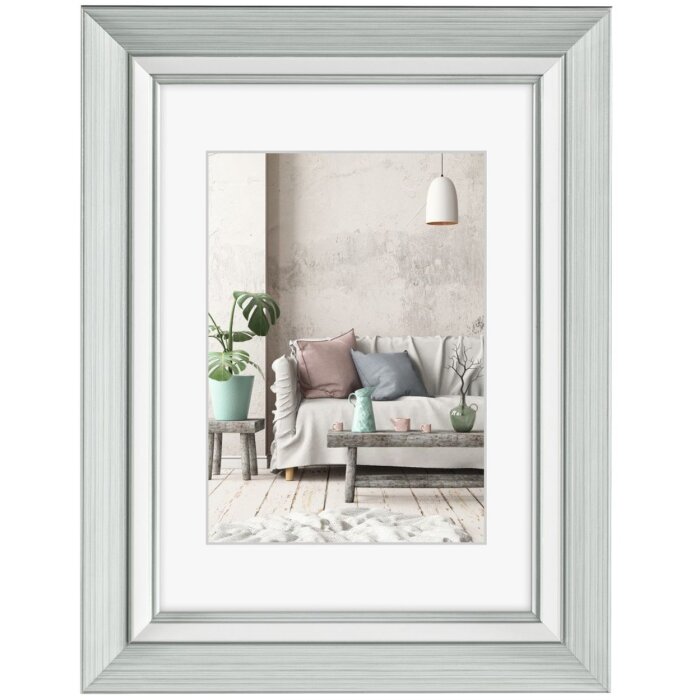 Cornice di plastica Cozy, blu ghiaccio, 30x 40 cm