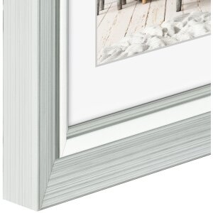 Cornice di plastica Cozy, blu ghiaccio, 30x 40 cm