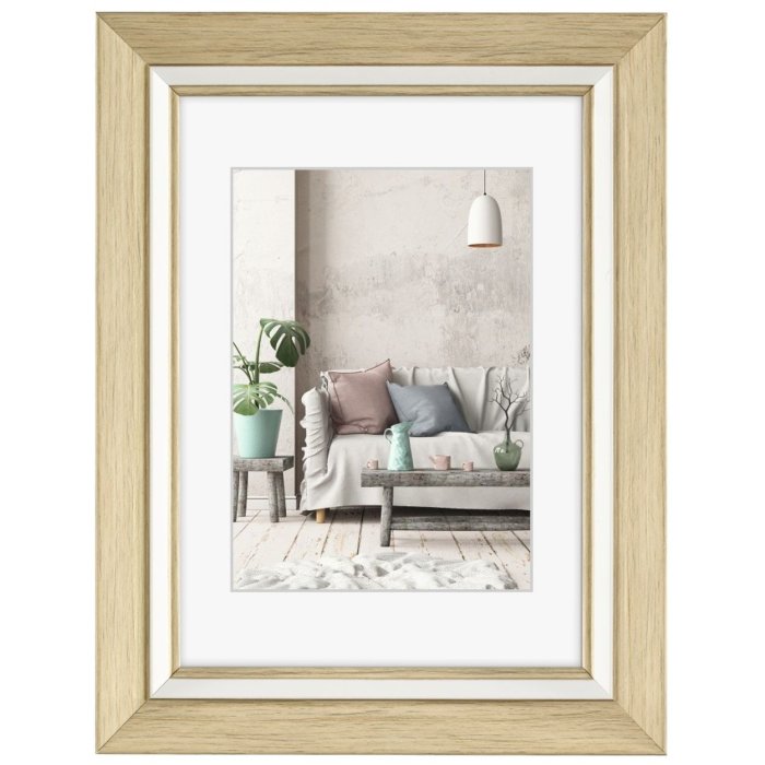Cornice di plastica Cozy, natura, 13 x 18 cm