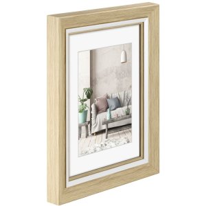 Cornice di plastica Cozy, natura, 13 x 18 cm
