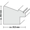 Cornice di plastica Cozy, natura, 13 x 18 cm