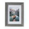 Cornice in plastica Hama grigio Sierra 13x18 cm con passepartout 9x13 cm