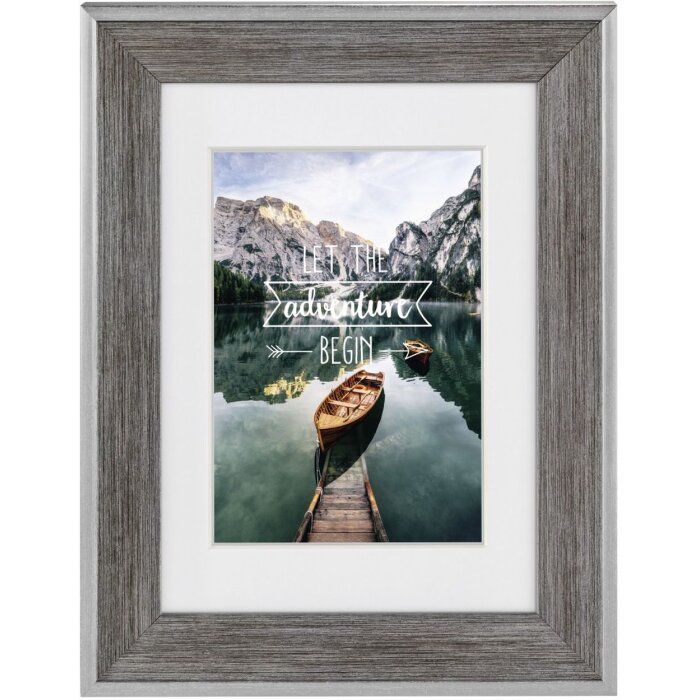 Cornice di plastica Sierra, grigio, 15 x 20 cm