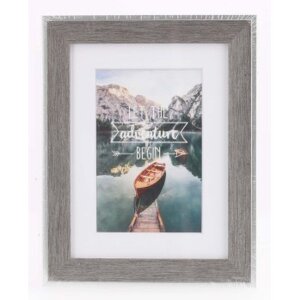 Cornice di plastica Sierra, grigio, 15 x 20 cm