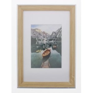 Cornice di plastica Sierra, natura, 20 x 30 cm