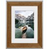 Cornice di plastica Sierra, noce, 15 x 20 cm