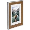 Cornice in plastica Sierra, noce, 20 x 20 cm