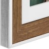 Cornice in plastica Sierra, noce, 20 x 20 cm