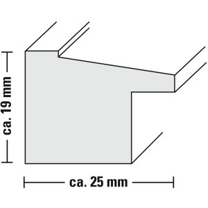 Cornice di plastica Hama Sierra White 20x30 cm