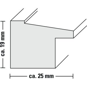 Cornice di plastica Hama Sierra White 20x30 cm