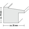 Cornice di plastica Hama Sierra White 20x30 cm