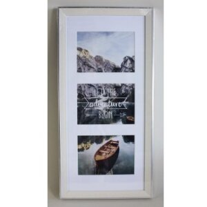 Cornice in plastica galleria Sierra, bianca, 25 x 55 cm (3 immagini)