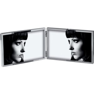 Mascagni M824 Portafoto in metallo da 7x10 cm a 20x25 cm argento e rame lucido