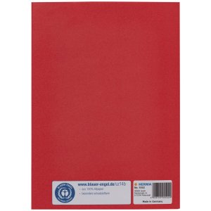 Carta HERMA per la protezione dei libretti A5 rosso scuro
