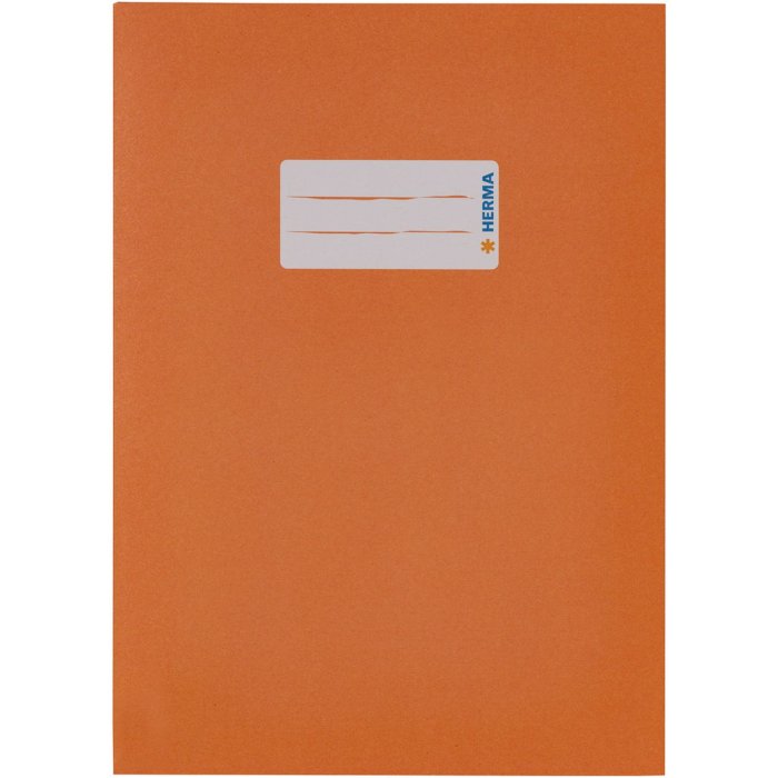 Protezione per libretto in carta DIN A5 arancione